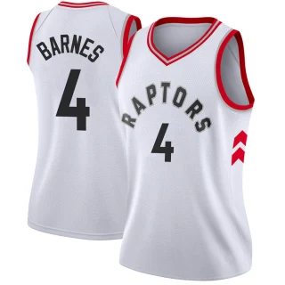 Women's Scottie Barnes Toronto Raptors White Swingman Jersey - Association Edition