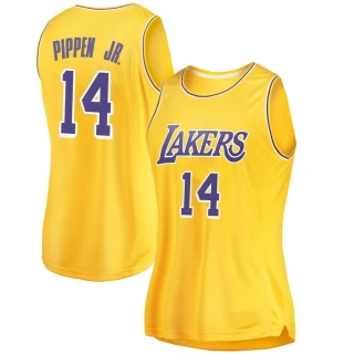 Women's Scotty Pippen Jr. Los Angeles Lakers Gold Swingman 2018/19 Jersey - Icon Edition