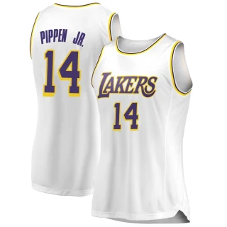 Women's Scotty Pippen Jr. Los Angeles Lakers White Swingman 2018/19 Jersey - Association Edition