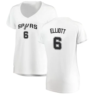 Women's Sean Elliott San Antonio Spurs White Fast Break Jersey - Association Edition