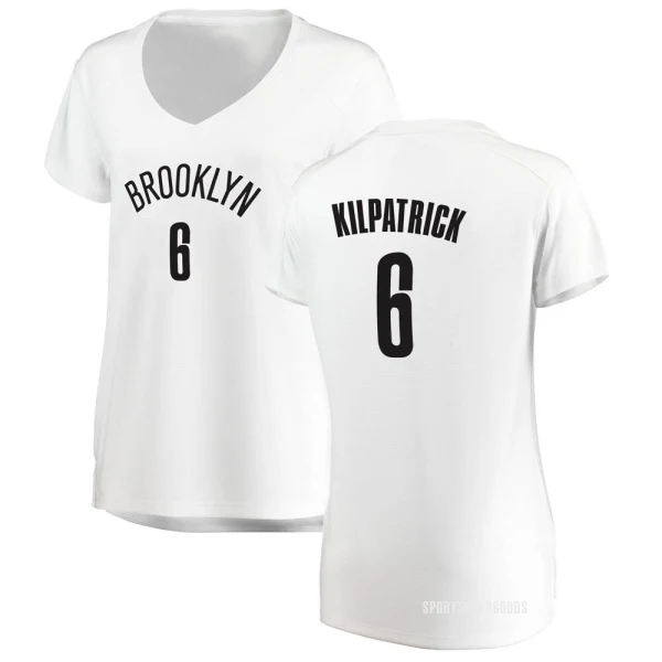 Women's Sean Kilpatrick Brooklyn Nets White Fast Break Jersey - Association Edition