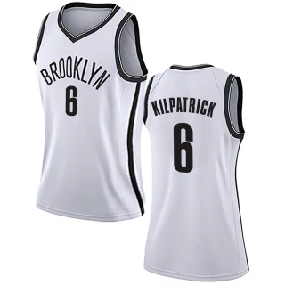 Women's Sean Kilpatrick Brooklyn Nets White Swingman Jersey - Association Edition