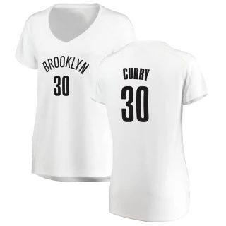 Women's Seth Curry Brooklyn Nets White Fast Break Jersey - Association Edition