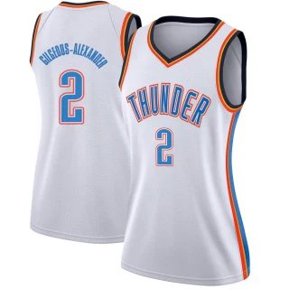 Women's Shai Gilgeous-Alexander Oklahoma City Thunder White Swingman Jersey - Association Edition