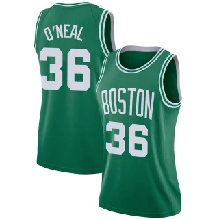 Women's Shaquille O'Neal Boston Celtics Green Swingman Jersey - Icon Edition