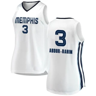 Women's Shareef Abdur-Rahim Memphis Grizzlies White Swingman 2018/19 Jersey - Association Edition