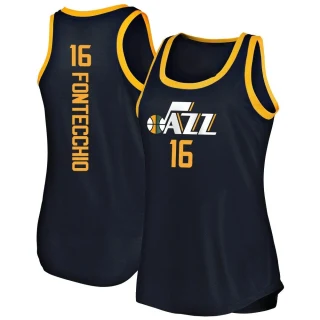 Women's Simone Fontecchio Utah Jazz Navy Fast Break Tank Jersey - Icon Edition