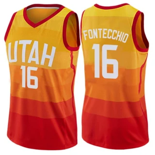 Women's Simone Fontecchio Utah Jazz Orange Swingman Jersey - City Edition