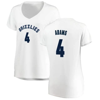 Women's Steven Adams Memphis Grizzlies White Fast Break Jersey - Association Edition