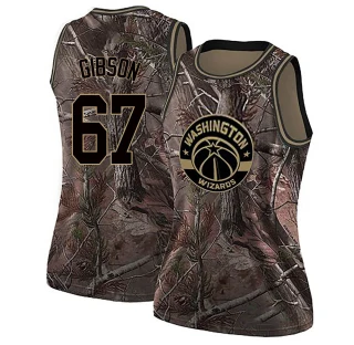 Women's Taj Gibson Washington Wizards Camo Swingman Realtree Collection Jersey