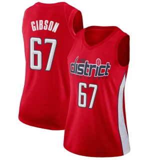 Women's Taj Gibson Washington Wizards Red Swingman 2018/19 Jersey - Earned Edition