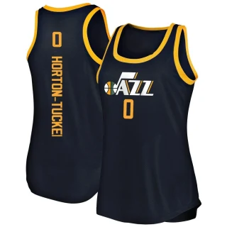 Women's Talen Horton-Tucker Utah Jazz Navy Fast Break Tank Jersey - Icon Edition
