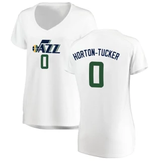 Women's Talen Horton-Tucker Utah Jazz White Fast Break Jersey - Association Edition