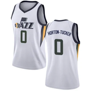 Women's Talen Horton-Tucker Utah Jazz White Swingman Jersey - Association Edition