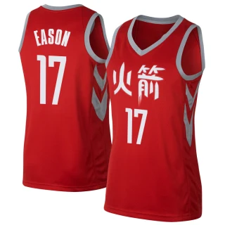 Women's Tari Eason Houston Rockets Red Swingman Jersey - City Edition