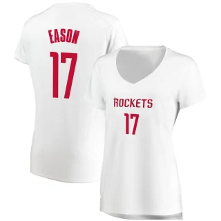 Women's Tari Eason Houston Rockets White Fast Break Jersey - Association Edition