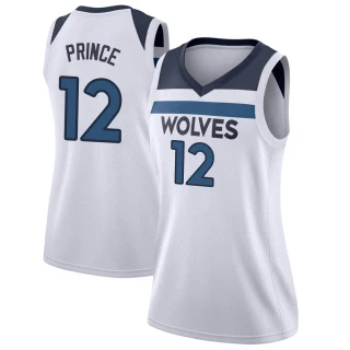Women's Taurean Prince Minnesota Timberwolves White Swingman Jersey - Association Edition