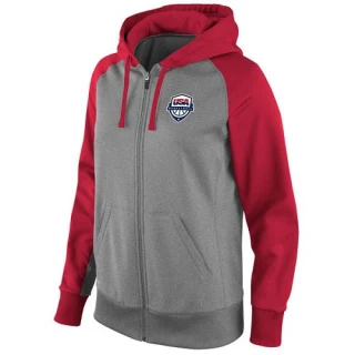 Women's Team USA Men's Basketball Logo Performance Full-Zip Hoodie