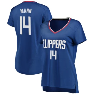 Women's Terance Mann Los Angeles Clippers Royal Fast Break Jersey - Icon Edition