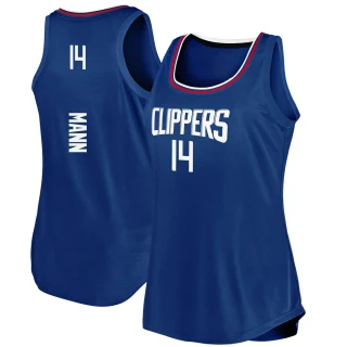 Women's Terance Mann Los Angeles Clippers Royal Fast Break Movement Tank Jersey - Icon Edition
