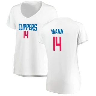 Women's Terance Mann Los Angeles Clippers White Fast Break Jersey - Association Edition