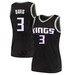 Women's Terence Davis Sacramento Kings Black Swingman Jersey - Statement Edition