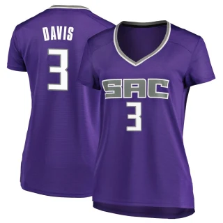 Women's Terence Davis Sacramento Kings Purple Fast Break Jersey - Icon Edition