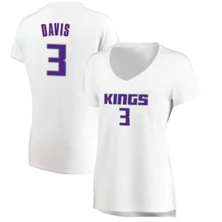 Women's Terence Davis Sacramento Kings White Fast Break Jersey - Association Edition