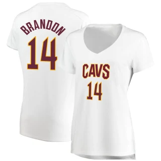 Women's Terrell Brandon Cleveland Cavaliers White Fast Break Jersey - Association Edition