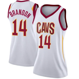 Women's Terrell Brandon Cleveland Cavaliers White Swingman Jersey - Association Edition