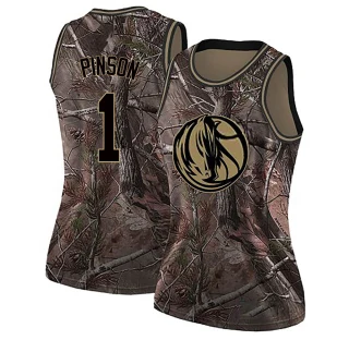 Women's Theo Pinson Dallas Mavericks Camo Swingman Realtree Collection Jersey