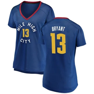 Women's Thomas Bryant Denver Nuggets Blue Fast Break 2018/19 Jersey - Statement Edition