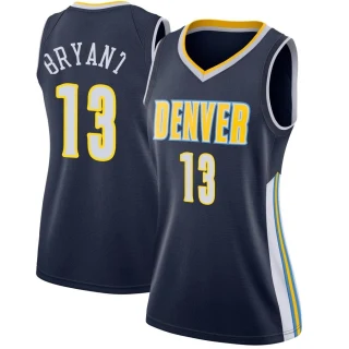 Women's Thomas Bryant Denver Nuggets Navy Swingman Jersey - Icon Edition