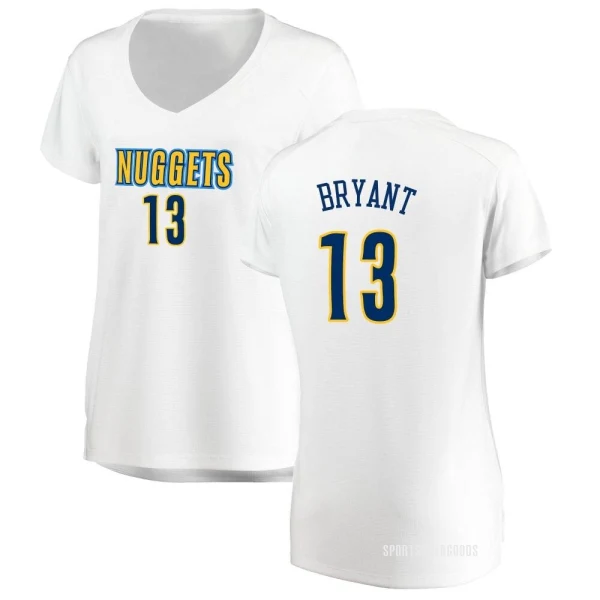 Women's Thomas Bryant Denver Nuggets White Fast Break Jersey - Association Edition
