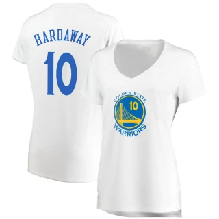 Women's Tim Hardaway Golden State Warriors Gold Fast Break White Jersey - Association Edition