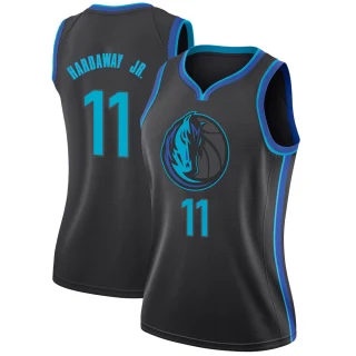 Women's Tim Hardaway Jr. Dallas Mavericks Anthracite Swingman 2018/19 Jersey - City Edition