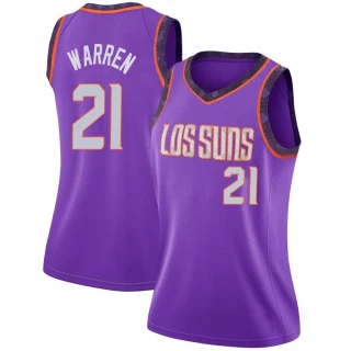 Women's T.J. Warren Phoenix Suns Purple Swingman 2018/19 Jersey - City Edition