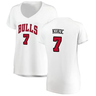 Women's Toni Kukoc Chicago Bulls White Fast Break Jersey - Association Edition