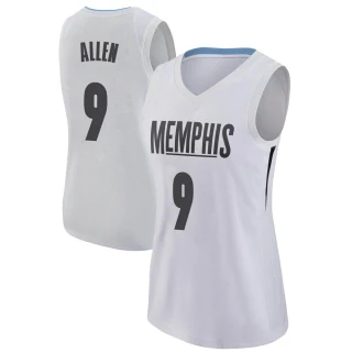 Women's Tony Allen Memphis Grizzlies White Swingman Jersey - City Edition