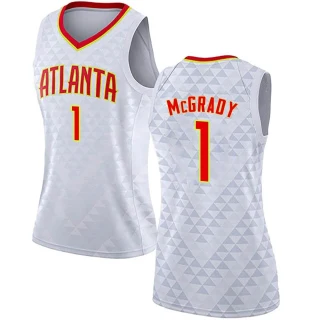 Women's Tracy McGrady Atlanta Hawks White Swingman Jersey - Association Edition