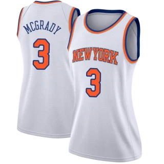 Women's Tracy Mcgrady New York Knicks White Swingman Jersey - Association Edition