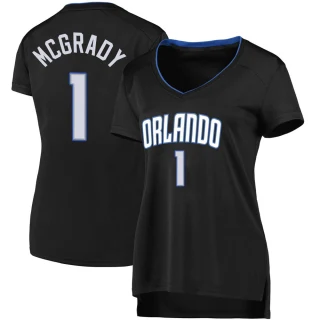 Women's Tracy Mcgrady Orlando Magic Black Fast Break 2019 Jersey - Icon Edition