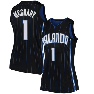Women's Tracy Mcgrady Orlando Magic Black Swingman Jersey - Statement Edition