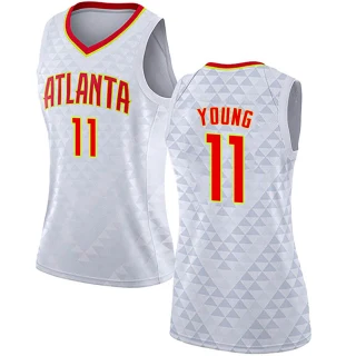 Women's Trae Young Atlanta Hawks White Swingman Jersey - Association Edition