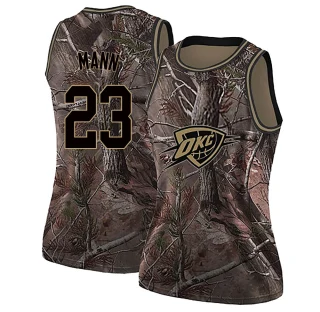 Women's Tre Mann Oklahoma City Thunder Camo Swingman Realtree Collection Jersey
