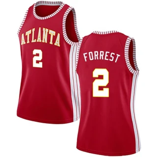 Women's Trent Forrest Atlanta Hawks Red Swingman Jersey - Statement Edition