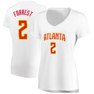 Women's Trent Forrest Atlanta Hawks White Fast Break Jersey - Association Edition