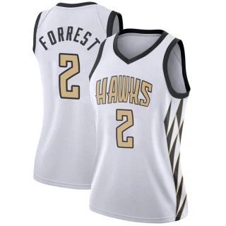 Women's Trent Forrest Atlanta Hawks White Swingman 2018/19 Jersey - City Edition