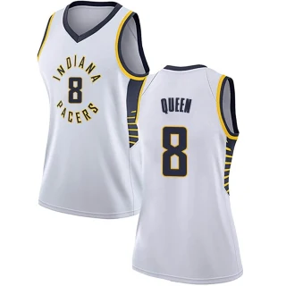 Women's Trevelin Queen Indiana Pacers White Swingman Jersey - Association Edition