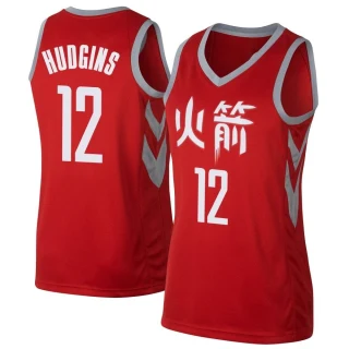 Women's Trevor Hudgins Houston Rockets Red Swingman Jersey - City Edition